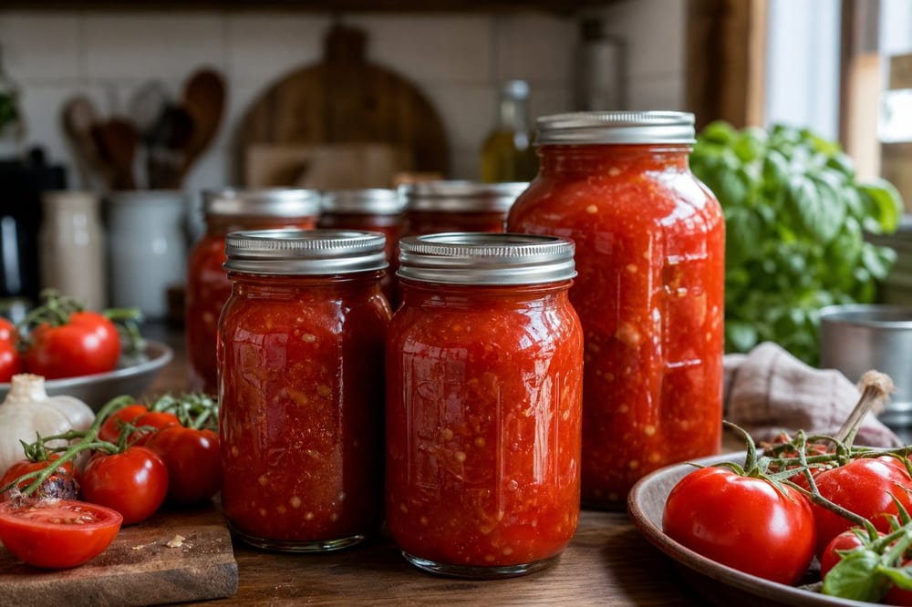 Conserve tomate : la méthode maison pour des bocaux sûrs et savoureux