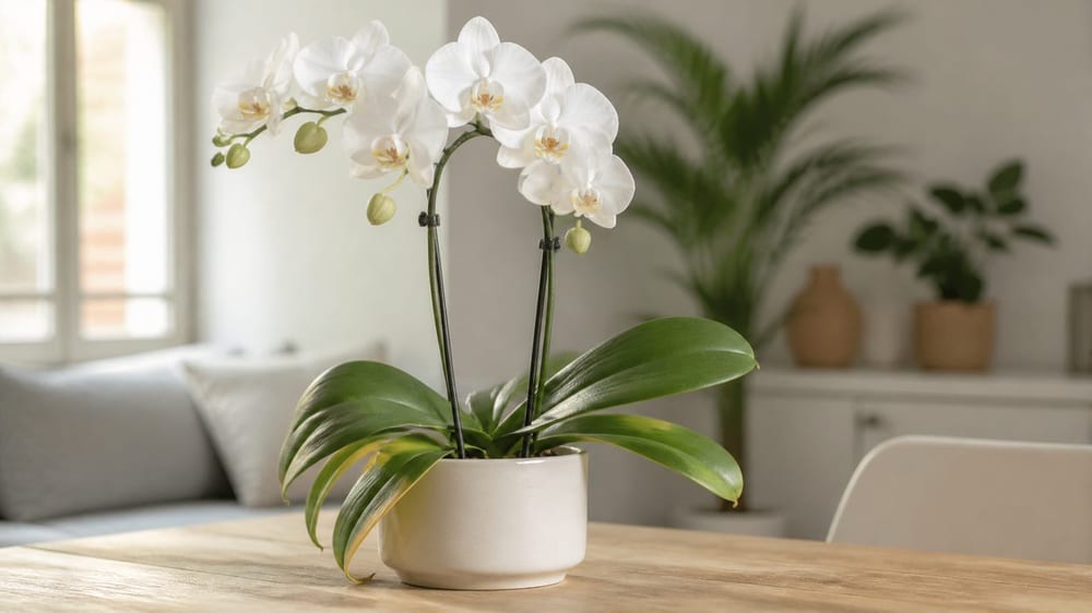 Feuilles orchidées jaunissent : comprendre la cause avant de couper