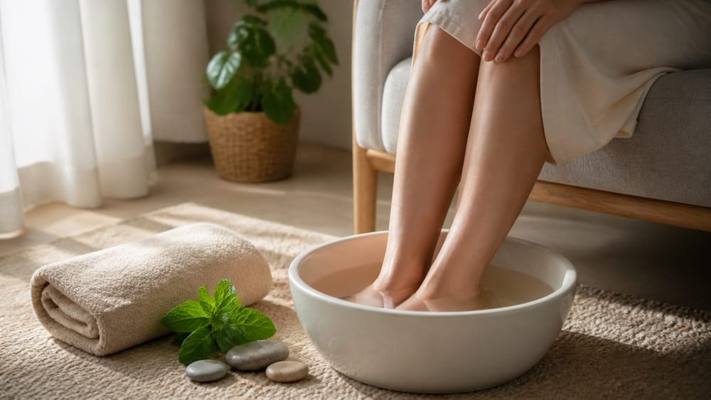 Bain de pied pour circulation sanguine : ce que l’on peut en attendre sans se tromper