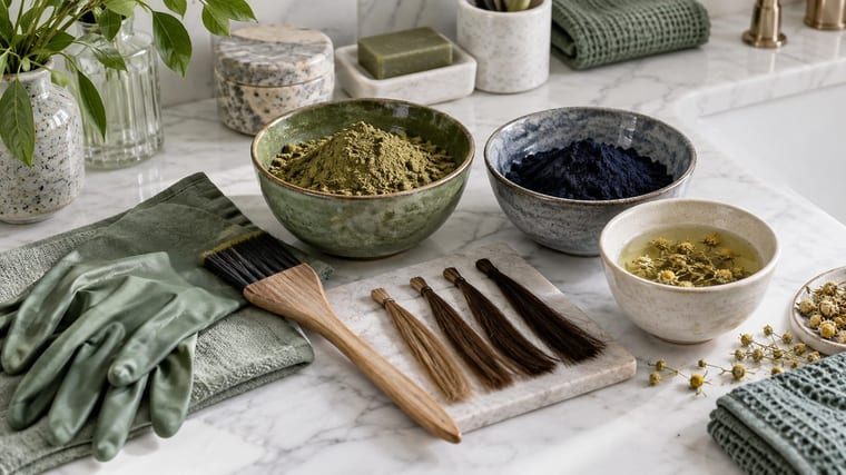 Coloration naturelle pour cheveux faite maison : le guide prudent